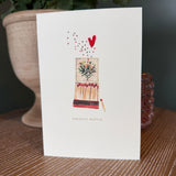 Elena Deshmukh Perfect Match handmade engagement card