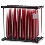 Shop Ester & Erik Deep Wine 42cm taper candle No. 44/2. A rich dark burgundy candle, hand-dipped in Denmark for elegant tables, weddings & Christmas.