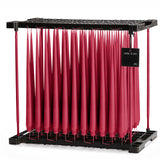 Ester & Erik Raspberry 42cm tapered dinner candle in a rich deep raspberry pink-red, traditionally hand-dipped and handcrafted in Denmark.
