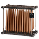 Shop Ester & Erik Raw Toffee 42cm taper candle No. 23. A warm caramel-brown candle, hand-dipped in Denmark for stylish tables, weddings & interiors.