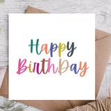 Rainbow Birthday Card