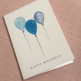 Up Up and away Birthday Card