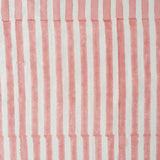 Title  Light Pink Stripe Cotton Napkins Set of 4 | Hand Block Printed Table Napkins