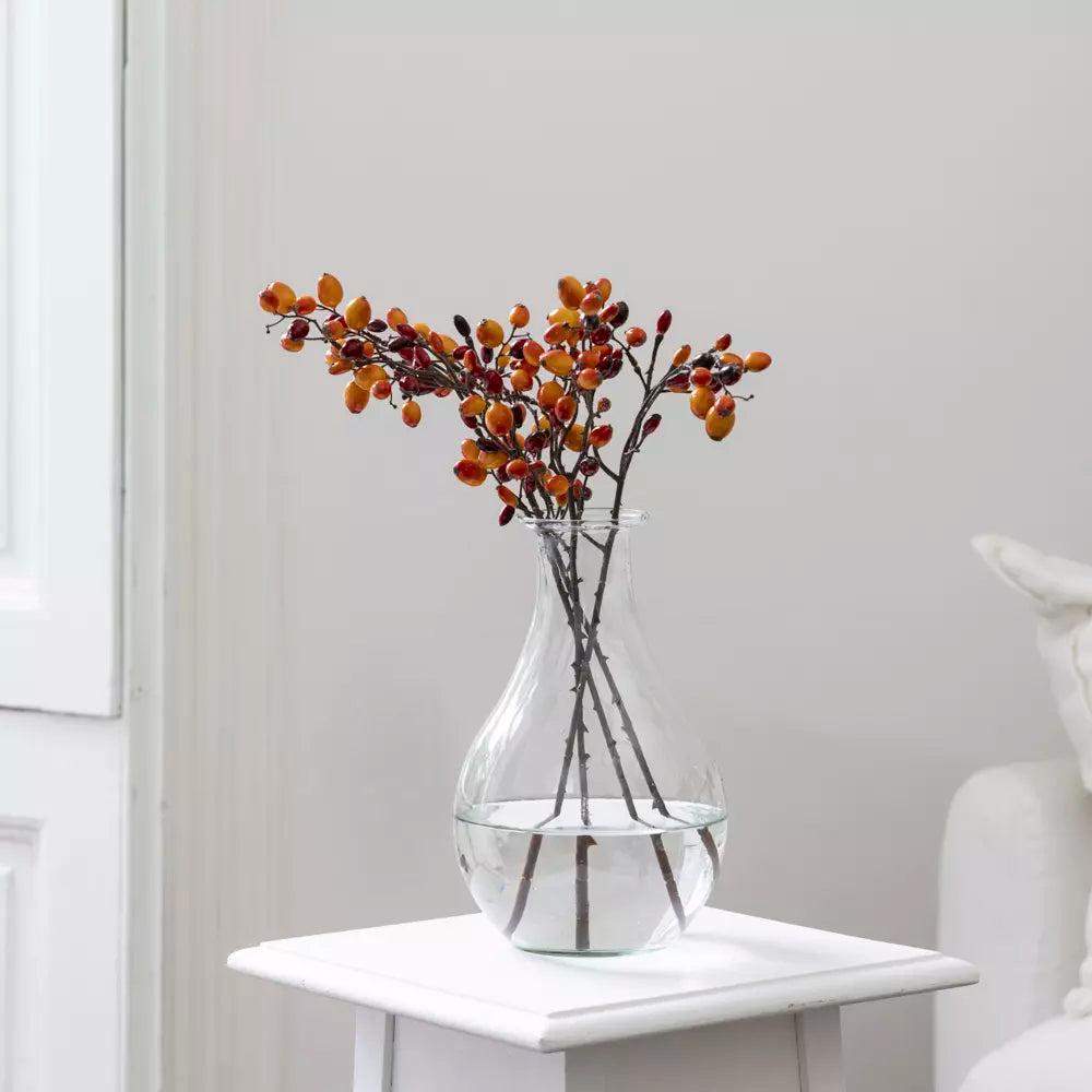 aux Barberry Berberis branch with natural stems and berry clusters