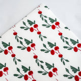 Discover our festive red and green botanical tissue paper. Perfect for Christmas gift wrapping, gift boxes and hampers. 62 × 86cm, sold by the sheet.