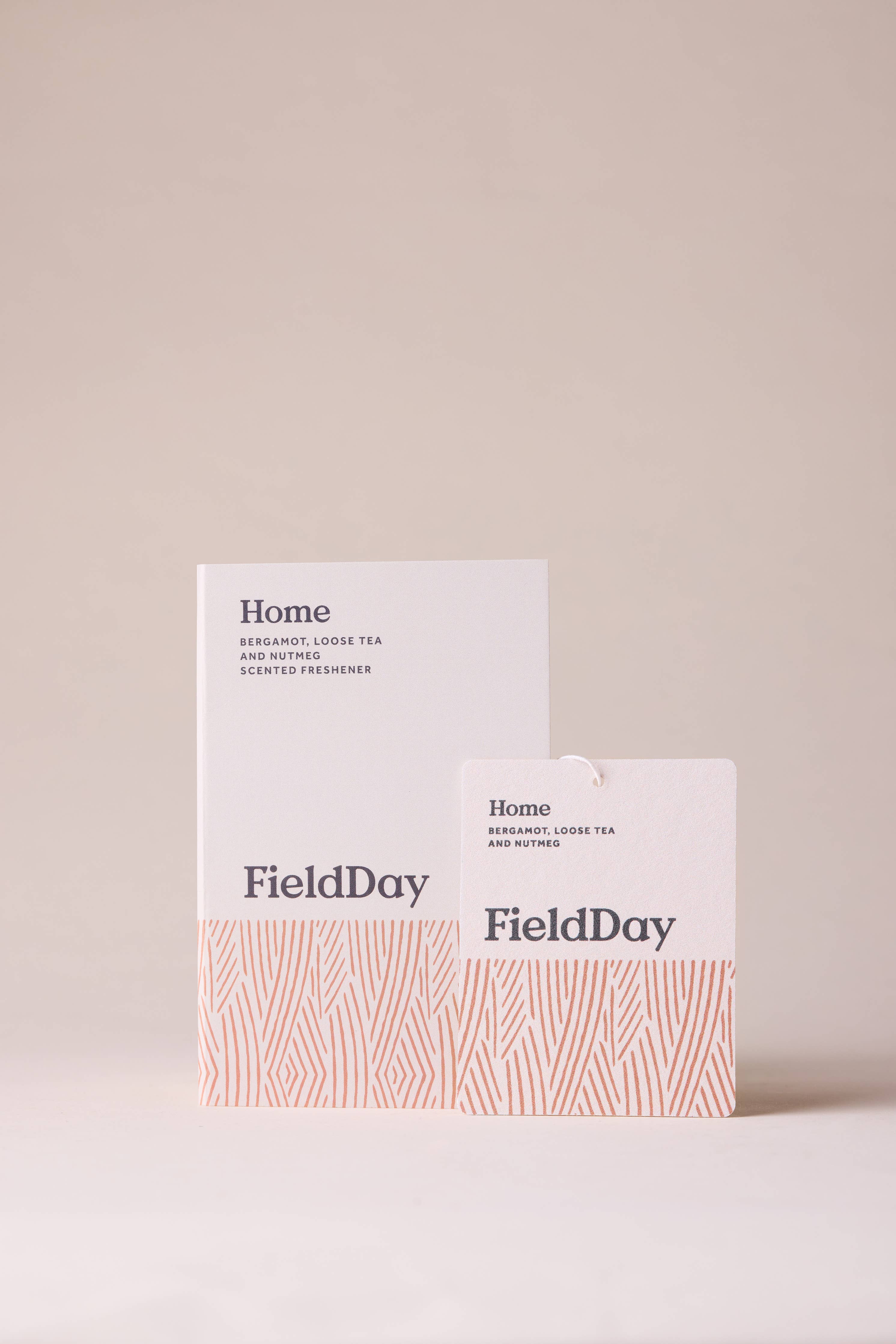 FieldDay Home fragrance freshener with bergamot, loose tea and nutmeg for cars, wardrobes and drawers.