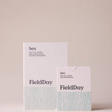 FieldDay Sea fragrance freshener with salt air, lemon and sandalwood for cars, wardrobes and drawers.