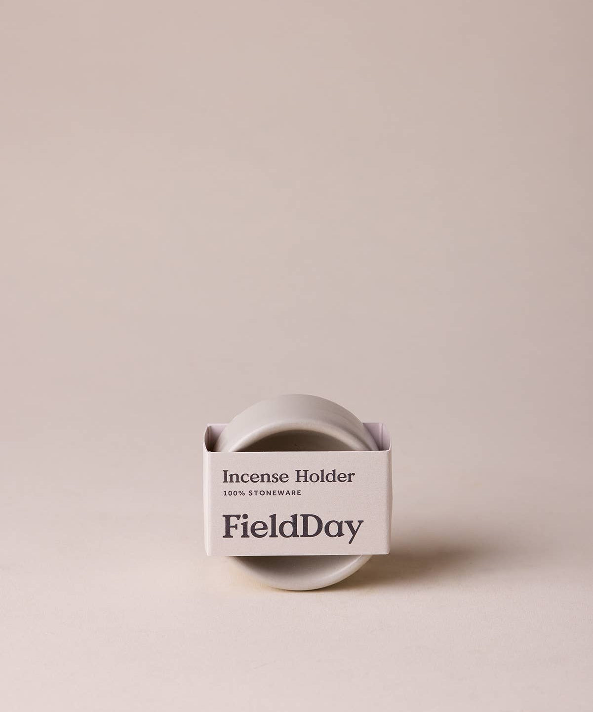 FieldDay Stoneware Incense Holder for incense cones and sticks.