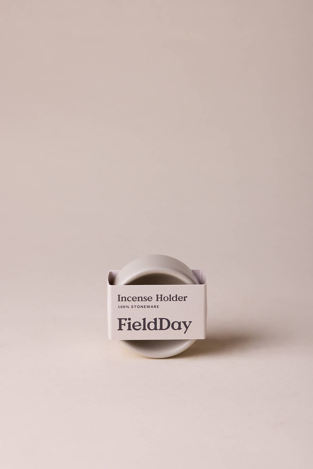 FieldDay Stoneware Incense Holder for incense cones and sticks.