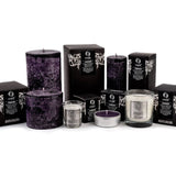 Melt Aubergine Pillar Scented Candle