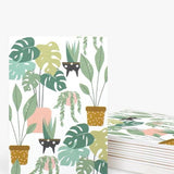 Shop Caroline Gardner House Plant Notecards, a set of 10 beautifully illustrated cards with envelopes, printed on FSC-certified board.