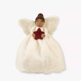 Felt Christmas Angel Tree Topper – Warm White