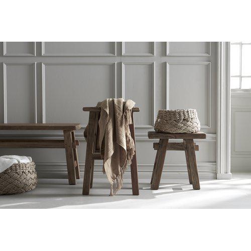 Shop Java round weave basket. A natural woven storage basket available in two sizes, perfect for stylish home organisation.