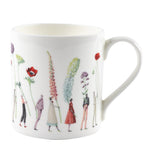 Fine bone china mug featuring the Laura Stoddart Chelsea Parade illustration. 330ml, dishwasher & microwave safe. Made in England.