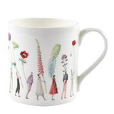 Fine bone china mug featuring the Laura Stoddart Chelsea Parade illustration. 330ml, dishwasher & microwave safe. Made in England.