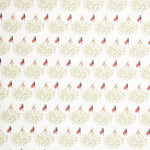 Shop Laura Stoddart Christmas Kiss gift wrap. FSC-approved Christmas wrapping paper, made in England with a romantic festive design. 50 x 70cm.