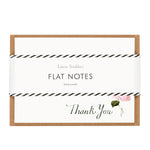 Shop Laura Stoddart Hydrangea Thank You flat notes. A set of 12 floral correspondence cards, FSC paper, eco-friendly and made in England.