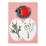 Laura Stoddart Spruce & Eucalyptus Christmas Gift Tags. Pack of 12 with twine, made in England using FSC-approved paper.