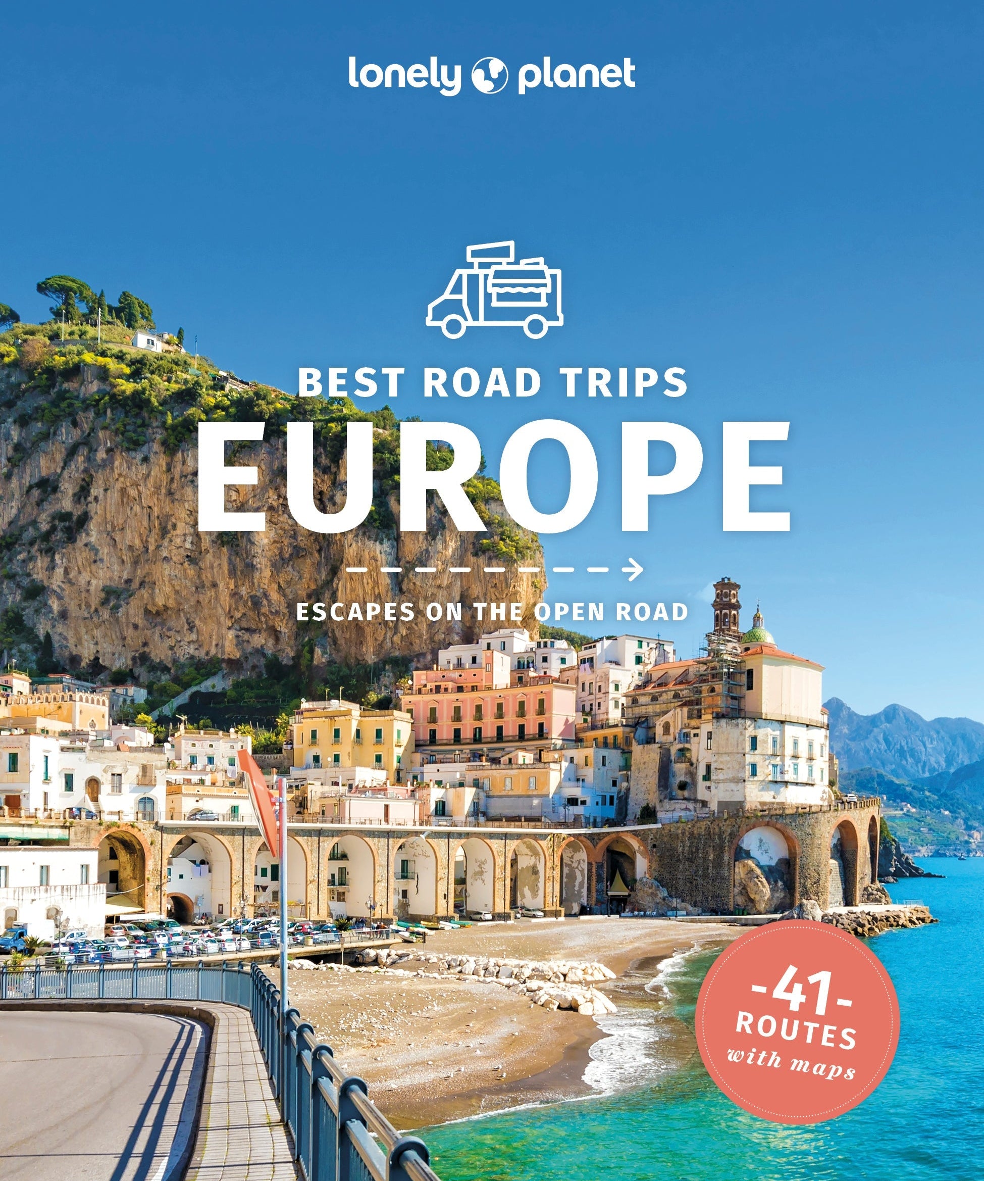 Lonely Planet Best Road Trips Europe travel book featuring 41 European driving routes