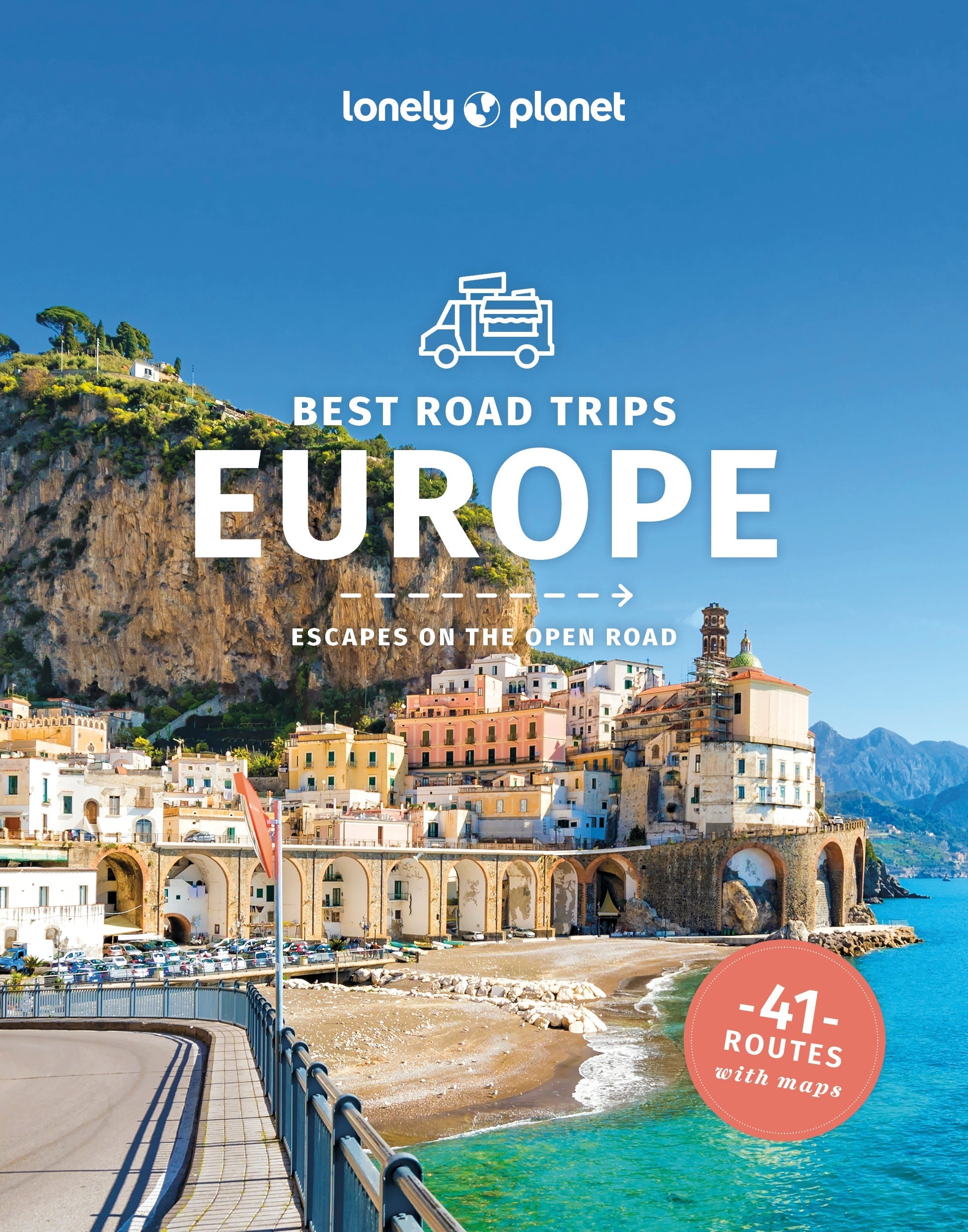 Lonely Planet Best Road Trips Europe travel book featuring 41 European driving routes