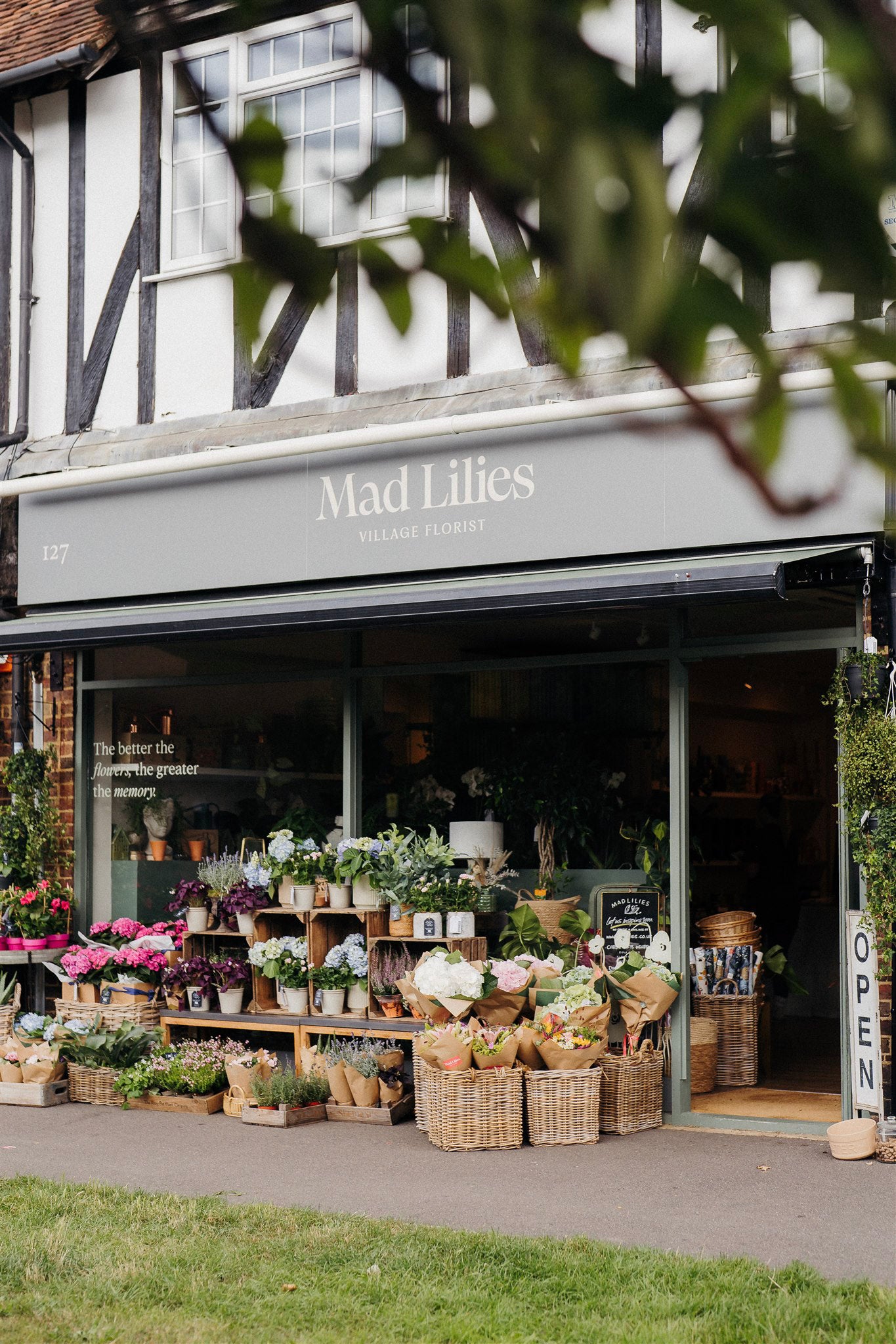 Mad Lilies florist and gift shop on Banstead High Street, Surrey