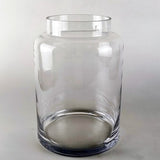 Mad Lilies Signature Apothecary Vase, a large 30.5cm clear glass flower vase with narrow neck for generous bouquets and tall seasonal stems.