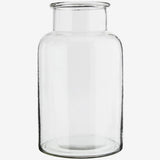 Mad Lilies Signature XL Apothecary Vase, a 36cm large clear glass flower vase with a 23cm opening for oversized bouquets and statement arrangements.