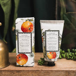 Mandarin & Lemon Grove luxury hand cream with shea butter, aloe vera and vitamin E. Nourishes and protects skin. Beautifully boxed in eco-friendly packaging. Made in Britain.