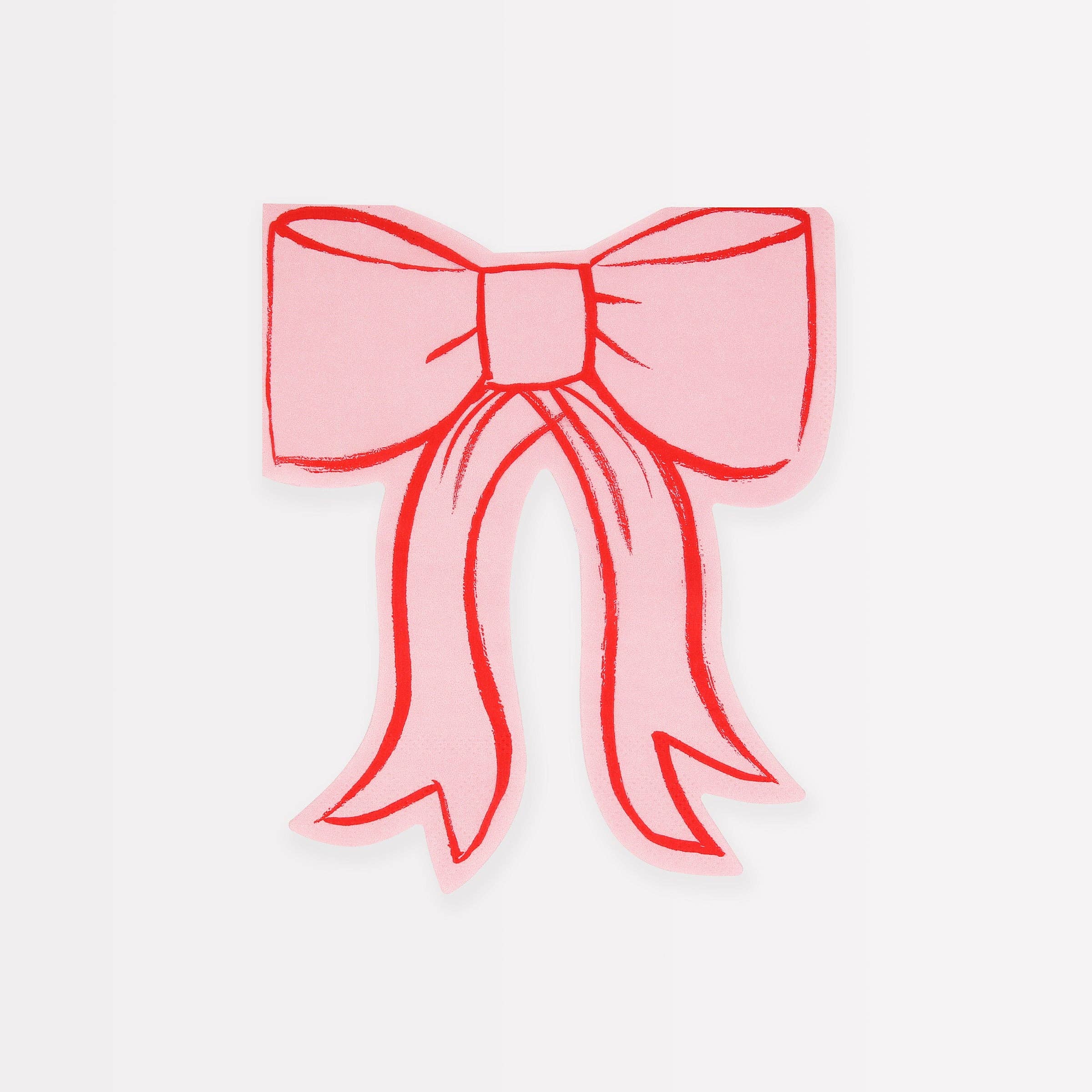Meri Meri bow paper napkins for birthdays, baby showers and party table styling