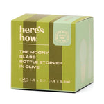 Moony Olive Glass Bottle Stopper for preserving opened wine