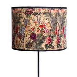 Colourful multi floral bamboo pendant shade with woven design. A 40cm light shade ideal for adding warmth and character to your home.