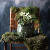 Shop the Nea Green Pot, a decorative green ceramic planter perfect for houseplants and indoor styling.