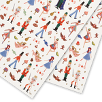 Shop Rifle Paper Co. Nutcracker Christmas Wrapping Paper. Three 500 × 700mm sheets, beautifully presented in plastic-free paper packaging. Printed in the UK.