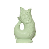 Shop the Original Gluggle Jug in Pistachio. Handmade in England since the 1870s, this iconic fish-shaped ceramic jug creates the famous glug-glug sound.