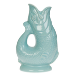 Discover the Original Gluggle Jug in Eau De Nil. Handmade in England, this iconic ceramic fish jug is famous for its playful glug-glug pouring sound.