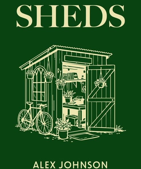 The Philosophy of Sheds by Alex Johnson illustrated gift book about famous and unusual sheds