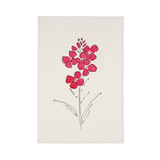 Scribble & Daub Charleston Wallflower hand-painted letterpress greeting card.