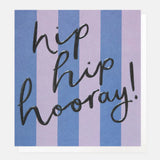 Hip Hip Hoora. Blue & Lilac Stripe