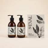 St Eval Bay and Rosemary Hand Care Set with nourishing hand wash and hand lotion.
