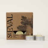 Hand-poured in Cornwall, St. Eval scented tealights bring gentle fragrance and a warm glow to any space. Each burns up to 6 hours. Everyday luxury at home.