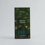 mini candles with a blend rosemary, thyme and pine