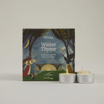 Shop St Eval Winter Thyme Scented Tealights, perfect for Christmas tables, winter evenings and festive entertaining. A lovely seasonal candle gift.