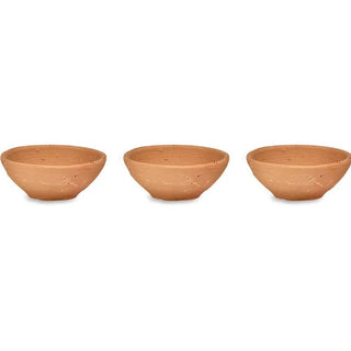 Hampi Terracotta Tea Light Holders - Set of Three