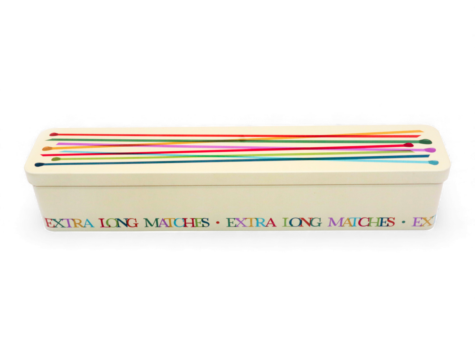 TINIT Matchsticks Extra Long Match Tin with hand-drawn design