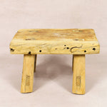 Shop our Vintage Elm Wood Stool, handcrafted from 80–100-year-old reclaimed elm. Each rustic wooden stool has its own unique grain, patina and character.