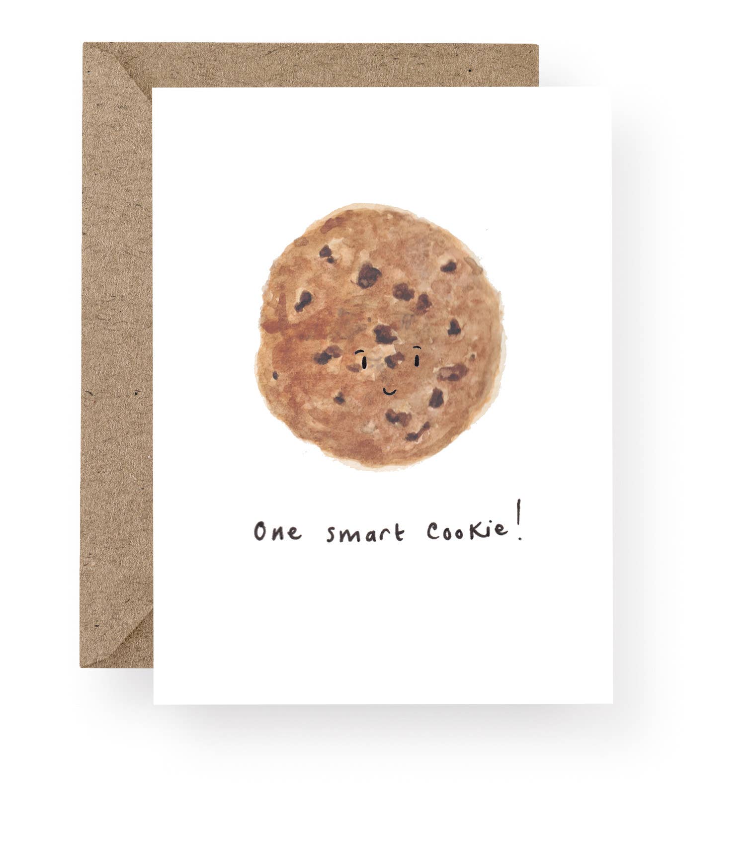 Western Sketch Smart Cookie congratulations card featuring an illustrated biscuit design