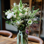 white-garden-flower-vase