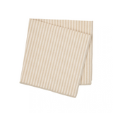 Wikholm Form latte and white striped cloth napkin 40cm