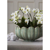 Wikholm Form Leslie light green stoneware planter with characterful glazed finish