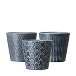 Shop the Wikholm Majken green stoneware plant pot, with a beautiful soft petrol blue glazed finish. Perfect for small houseplants, herbs and succulents.